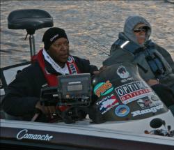 With cooler morning temperatures befalling Lake Champlain, anglers bundled a little tighter on day three.