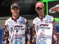 The Virginia Tech team of Michael Freas and Wyatt Blevins finished third with 6-11.