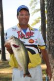 Pro Chris Baumgardner of Gastonia, N.C., went shallow for 15-11 to start the event in third place.
