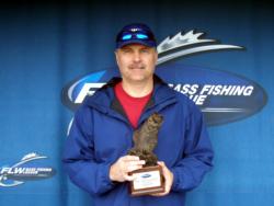 Jeff Reiher of Oak Forest, Ill., earned $2,129 as the co-angler winner of the BFL Illini Division Super Tournament.