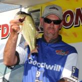Craig Grubbs of Tishomingo, Miss., finished third with three-day total of 34 pounds, 9 ounces for $1,536.