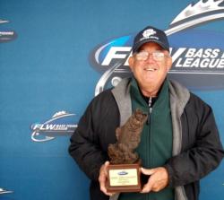 Wendell Smith of Greenfield, Ind., earned $1,951 as the co-angler winner of the Oct. 2-3 BFL Hoosier event.
