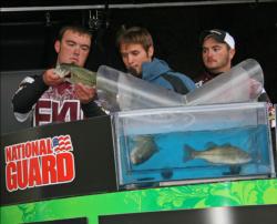 Holding steady at fourth place, Jonas Ertel and Kyle Raymer of Eastern Kentucky caught five for 8-12 on day two.