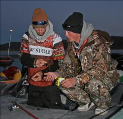 Big-fish specialists Jeremy Anibas and Ryan Helke will seek to up their numbers for the final round.