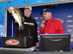 Ronald Milton of Maurepas, La., earned Big Bass honors in the Co-angler Division for a 6-11 kicker worth $153. 