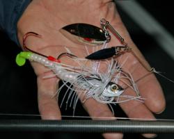 Dredging a heavy spinnerbait in 45 feet of water will be the main deal for fifth place pro Dean Kreuzer.
