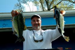 EverStart pro Tim Reneau of Del Rio, Texas, qualified for the finals in third place with a total catch of 40 pounds.