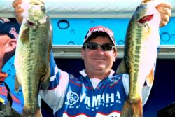 Pro Cody Bird of Granbury, Texas, leapfrogged from ninth place to third in the finals on the strength of a three-day catch of 54 pounds.