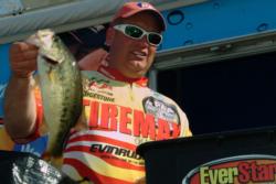 Pro Chris Wilkerson of Conroe, Texas, netted a total catch of 50 pounds, 8 ounces to finish the event in fifth place.