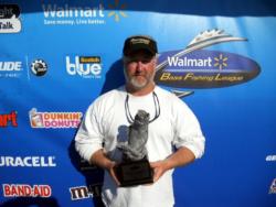 Steven Schoffstall of Chelsea, Ala., earned $2,253 as winner in the Co-angler Division of the April 2 BFL Bama event. 