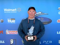 Kibbee McCoy of Crossville, Tenn., earned $1,514 as winner of the Co-angler Division in the April 2 BFL Music City event.