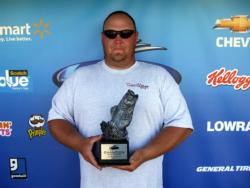 Casey Lawson of Overbrook, Okla., earned $2,453 as winner of the Co-angler Division in the April 2 BFL Okie event.