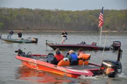 Takeoff commences on Kentucky Lake for the top 25 championship contenders.