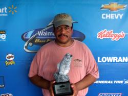 Co-angler Daniel McElrath of Powder Springs, Ga., earned $2,348 as winner of the April 9 BFL Choo Choo Division event.