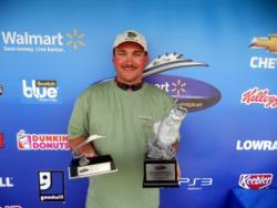 Co-angler Timmy Cales of Sandstone, W.Va., earned $2,059 as winner of the April 9 BFL Volunteer Division event.