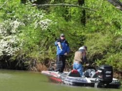 When the Dogwoods are blooming, the fish are biting says Randy McAbee, Jr.