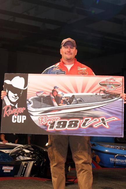 Kenny Beale Jr. of Virginia may have fallen from first to third overall, but as the highest-placing Ranger Cup angler in the TBF National Championship, he