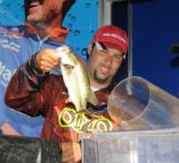 Richard Peek of Centre, Ala., finished second in the Co-Angler Division with a three-day total of 20 pounds, 2 ounces.