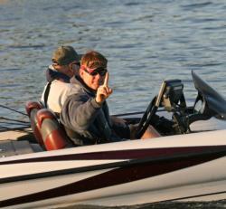 Day one leader Charlie Weyer is confident that he has enough fish to retain the top spot.