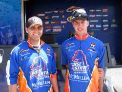 Rounding out the top five at the Cal Delta was the Boise State University team of Michael Zawacki and Tanner Bice.