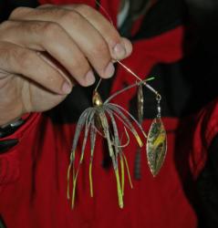 With spawning shad abundant throughout the lake, spinnerbaits will be one of the productive options.