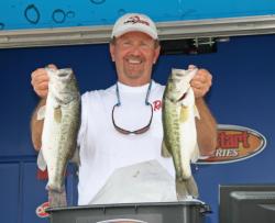 A day of quality bites put Kenny Moser atop the co-angler division.