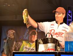 El Cajon, Calif., pro Jon Strelic ultimately placed ninth at the FLW Tour Major on the Red River.
