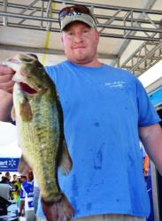 Kenny Kash of Indian Head, Md., used a total catch of 15 pounds, 12 ounces, to finish the day in second place overall in the Co-angler Division.