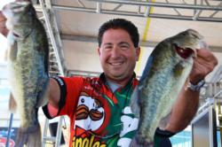 Vic Vatalaro of Kent, Ohio, finished the second day of Potomac River competition in third-place overall.