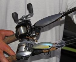 Jigging spoons and crankbaits will be two of the productive ledge baits.