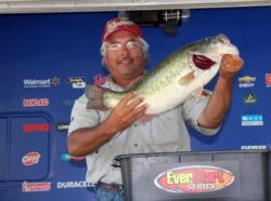 Lloyd Pickett Jr had the Snickers Big Bass for days one and two.
