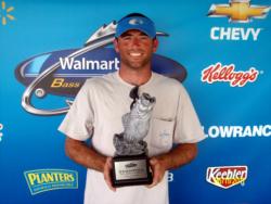 Daniel Buswell of Sharpsburg, Ga., earned $1,820 as co-angler winner of the June 11 BFL Bulldog event.