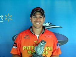 Lucas Devere of Berea, Ky., earned $1,940 as co-angler winner of the June 18 BFL Mountain Division event.