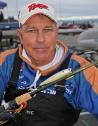 Paul Noechel will start day one with a topwater and probably switch to a spinnerbait later in the morning.