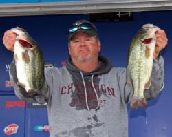Craig Townsend flipped plastics in grass and shallow trees to earn the fourth-place spot.