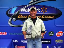 Matthew Hook of Plainwell, Mich., earned $1,757 as co-angler winner of the June 25 BFL Michigan event.
