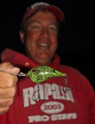 Connecticut pro Terry Baksay will keep a Rapala crankbait handy throughout the day.