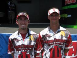 Indiana University, consisting of Steven Bressler of Fremont, Ind., and Dustin Vaal of Bloomington, Ill., caught five bass weighing 14 pounds, 1 ounce and finished third.