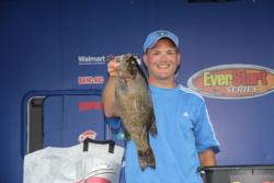 This 5-pound, 15-ounce smallmouth earned Snickers Big Bass honors for co-angler Dennis Carnahan.