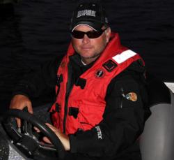 While most of his competitors fishing deep, Mike Desforges will fish shallow today.