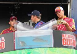 Two largemouth and one smallmouth gave Carson Rejzer and Wyatt Blevins what they needed to secure their final-round berth.