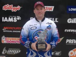 Co-angler Thomas Jones of Kannapolis, N.C., used a total catch of 21 pounds, 7 ounces to win the two-day BFL Super Tournament on High Rock Lake. For his efforts, Jones walked away with $2,600 in winnings.