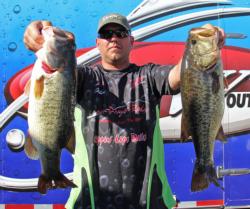Fifth-place pro Steve Adams split his day between topwater and subsurface presentations.