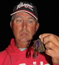 Local stick Pete Wenners plans on fishing a variety of baits, including a Pig Sticker Snowden Jig with a Zoom Critter Craw trailer.