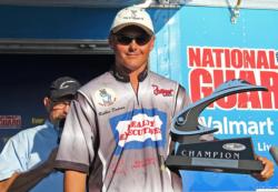 Robbie Dodson was the only top-10 angler to catch a limit all three days.