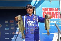 Nabbing the biggest sack of day three, Pop-Tarts pro Greg Bohannan jumped from ninth place to third. 
