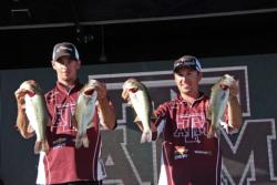 Weston Brown and Andrew Shafer secured a second top-5 berth for Texas A&M.