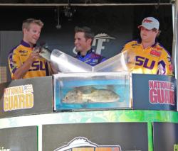 Crankbaits have been the ticket all week for fourth-place LSU