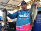 Prevacid pro Dan Morehead of Paducah, Ky., is now in third place with a three-day total of 41-15. 