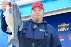 Pro Chris Fancelli of Redding, Calif., parlayed a 13-pound, 7-ounce catch into a third-place finish in today's competition on Lake Shasta.